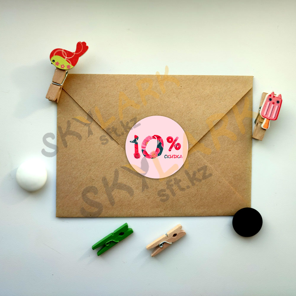 10% скидка - цветочный фон